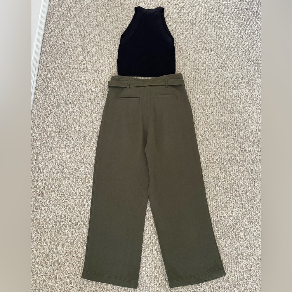✨Wilfred by Aritzia Full Outfit – Knit Tank & Jallade Tie-Front Pants✨ - Picture 4 of 16